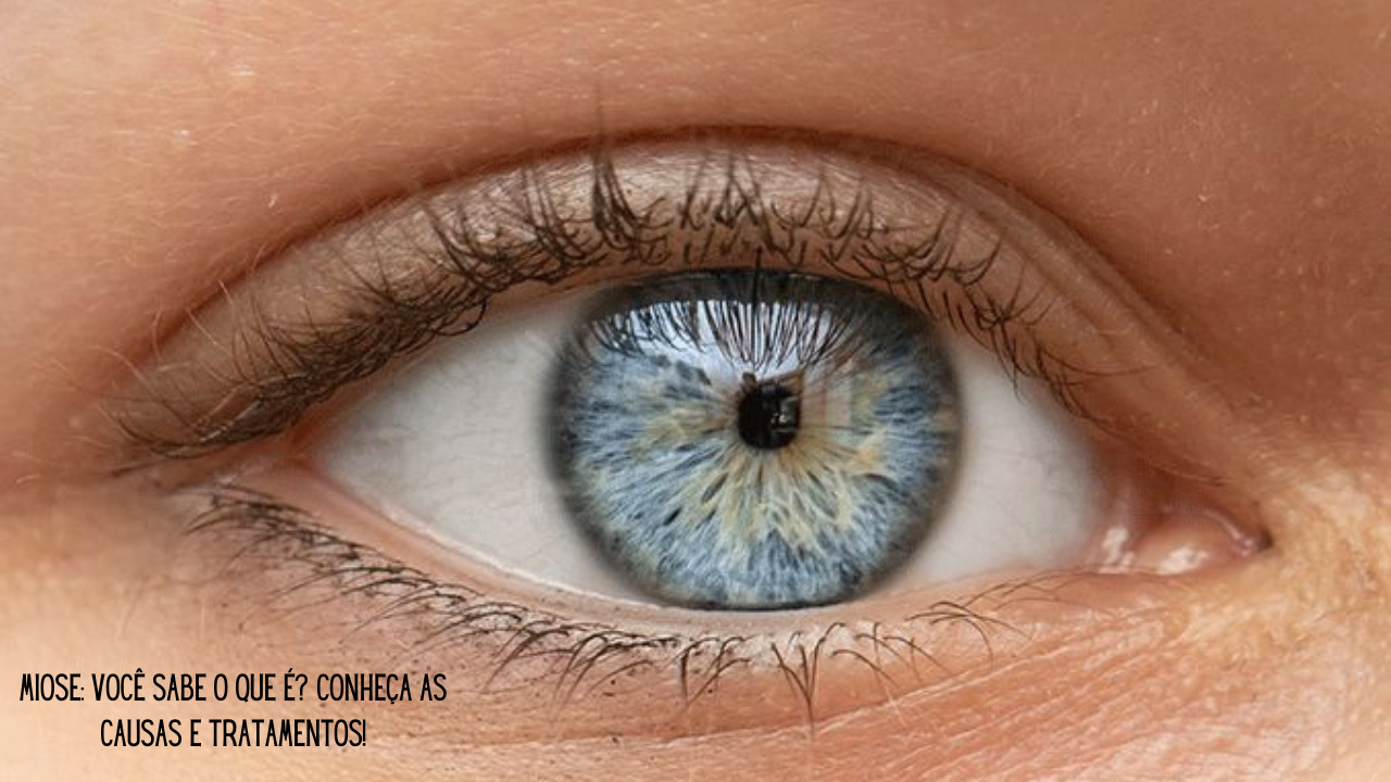 detalhe da íris do olho humano