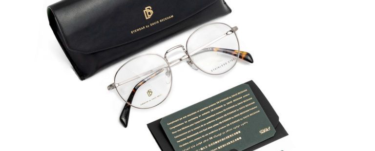 Óculos de grau redondo David Beckham DB1015 prata