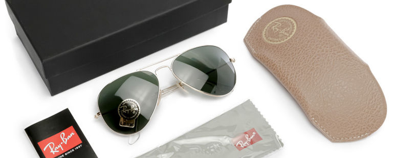 Óculos de sol aviador Ray-Ban RB3025 Prata