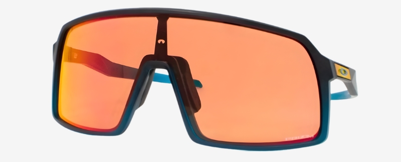 Óculos de sol esportivos com lente laranja