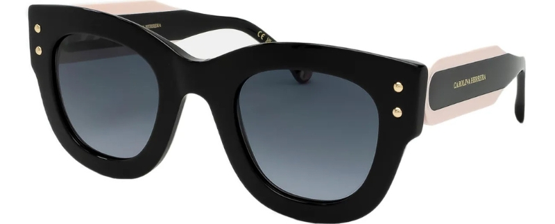 Óculos de sol modernos com armação preta