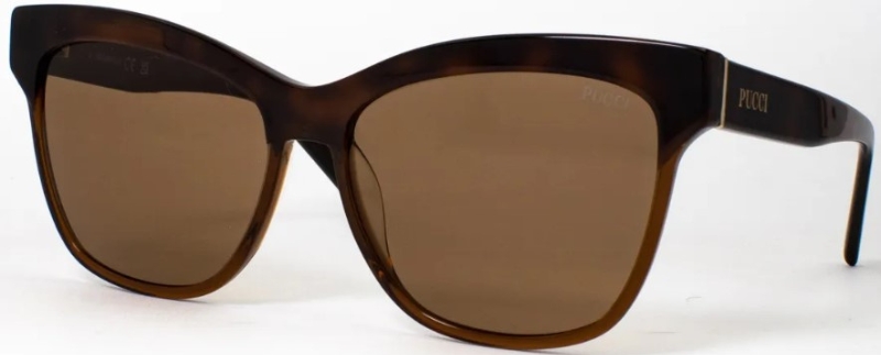 Óculos de sol de estilo moderno em tom marrom