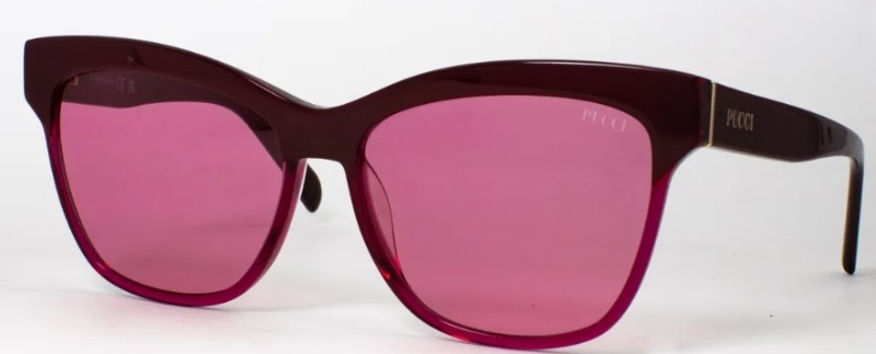 Óculos de sol cat-eye com lentes rosas